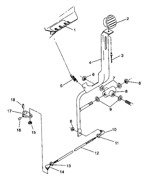 SHIFT LINKAGE ASSEMBLY 4X4 250 W938127 (4924042404030A)