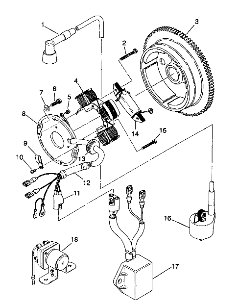 MAGNETO ASSEMBLY - W937527 (4924042404036A)