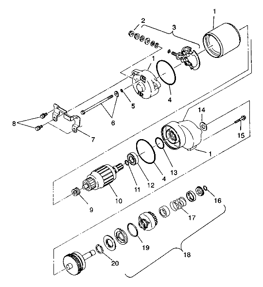 STARTING MOTOR 4X4 250 W938127 (4924042404037A)