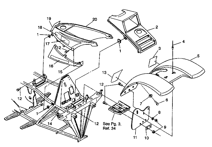 FRONT CAB ASSEMBLY 4X4 350L W938139 (4924052405001A)