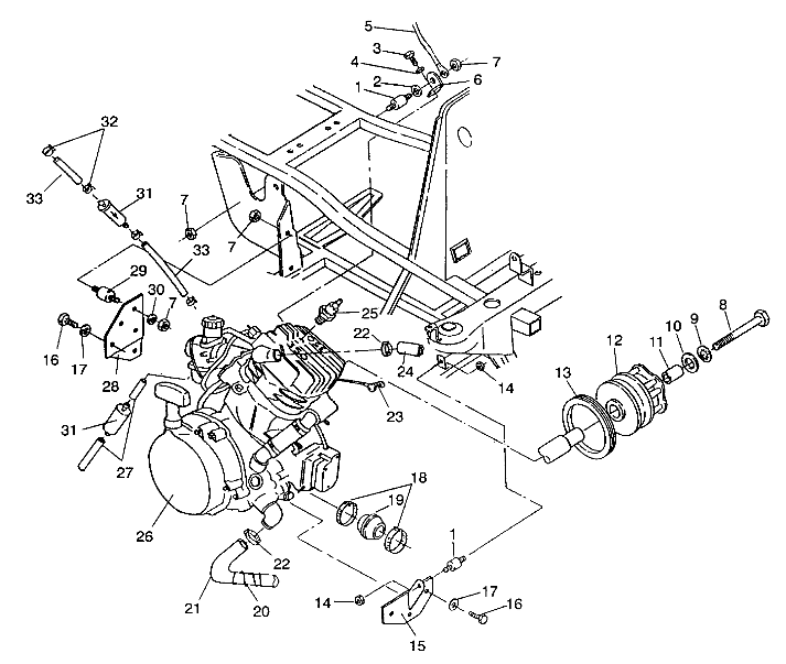 ENGINE MOUNTING 4X4 350L W938139 (4924052405004A)