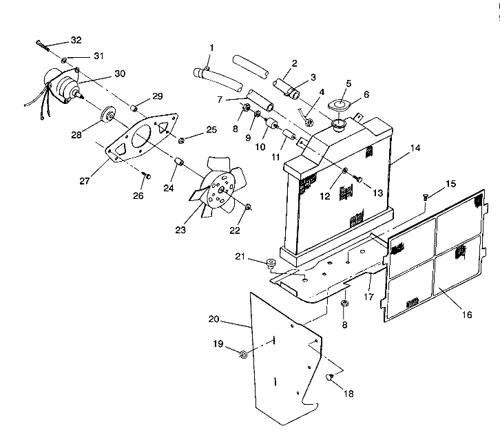 COOLING SYSTEM 4X4 350L W938139 (4924052405005A)