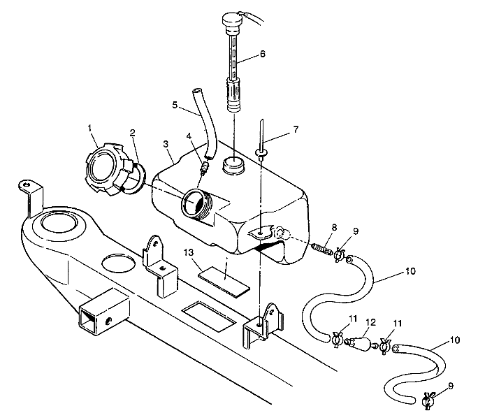 OIL TANK ASSEMBLY ASSEMBLY 4X4 350L W938139 (4924052405008A)