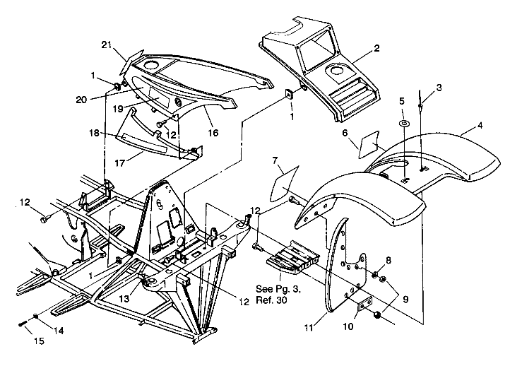 FRONT CAB ASSEMBLY 6X6 350L W938739 (4924062406001A)