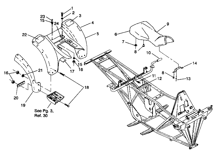 REAR CAB ASSEMBLY 6X6 350L W938739 (4924062406002A)