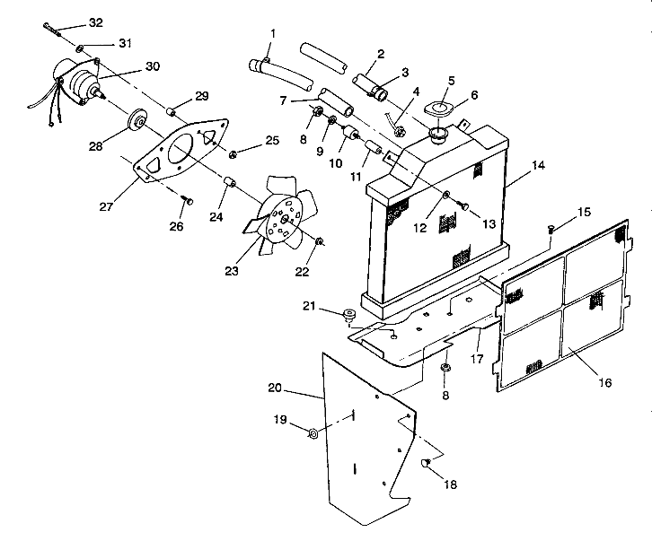 COOLING SYSTEM 6X6 350L W938739 (4924062406006A)