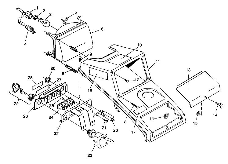 HEADLIGHT ASSEMBLY 6X6 350L W938739 (4924062406010A)