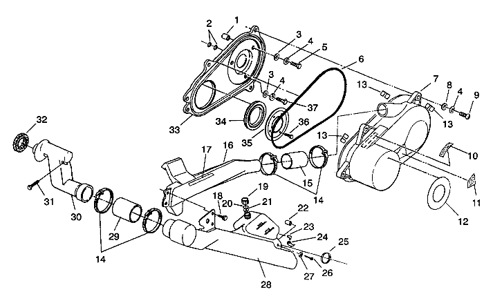 CLUTCH COVER ASSEMBLY 6X6 350L W938739 (4924062406030A)