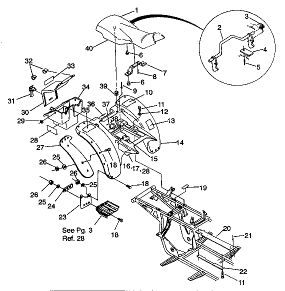 REAR CAB ASSEMBLY Trail Boss W938527 (4924072407002A)