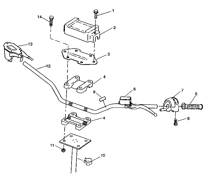 STEERING - HANDLEBAR Trail Boss W938527 (4924072407013A)