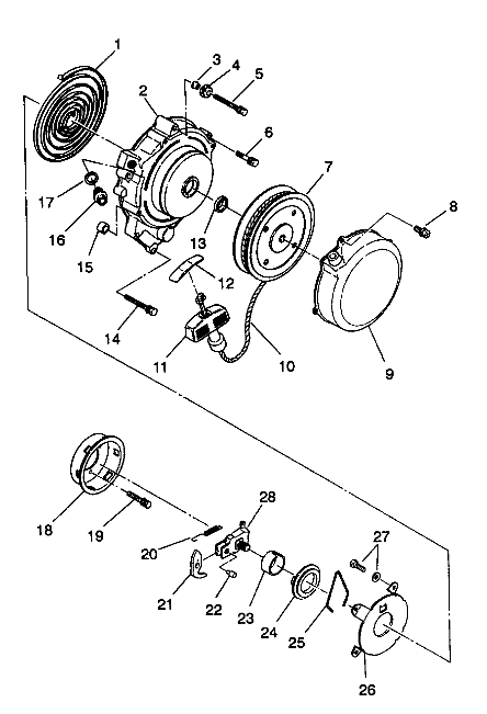 RECOIL STARTER Trail Boss W938527 (4924072407033A)