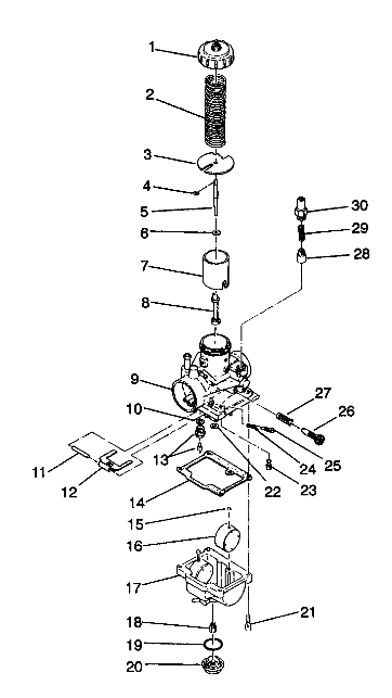 CARBURETOR Trail Boss W938527 (4924072407035A)