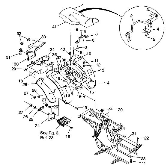 REAR CAB ASSEMBLY Trail Blazer W937221 (4924082408002A)