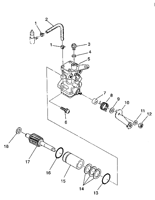 OIL PUMP ASSEMBLY Trail Blazer W937221 (4924082408033A)