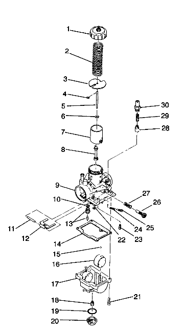 CARBURETOR Trail Blazer W937221 (4924082408034A)