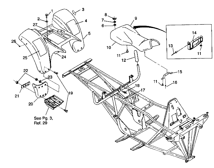 REAR CAB ASSEMBLY 6X6 250 W938727 (4924092409002A)