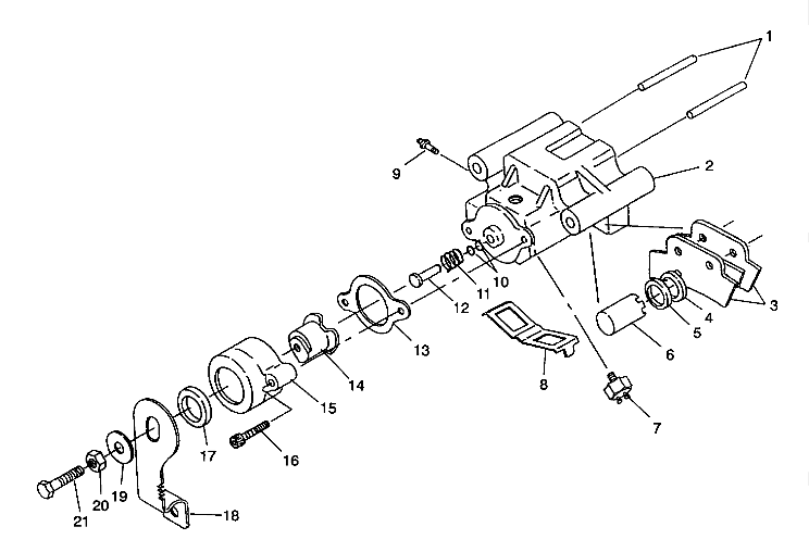 REAR BRAKE ASSEMBLY 6X6 350L S938739 (4924362436034A)