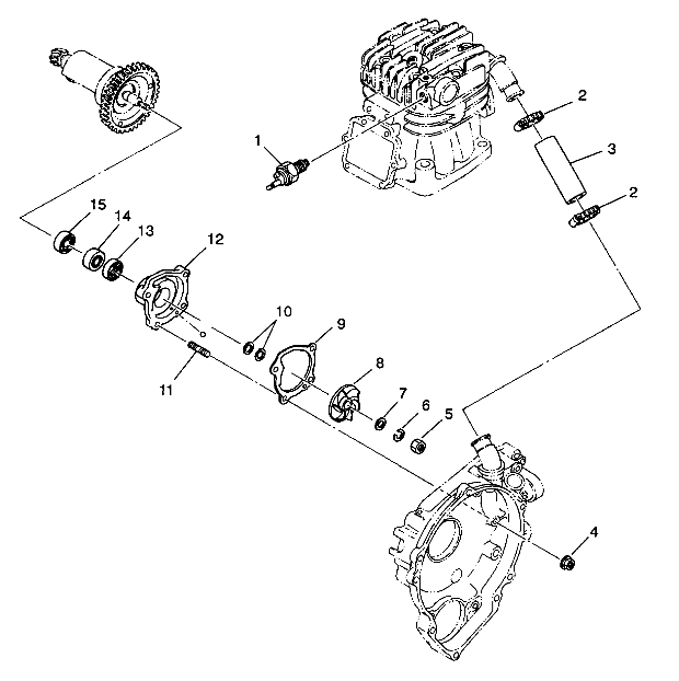 WATER PUMP 6X6 350L S938739 (4924362436044A)