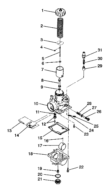 CARBURETOR 6X6 350L S938739 (4924362436048A)