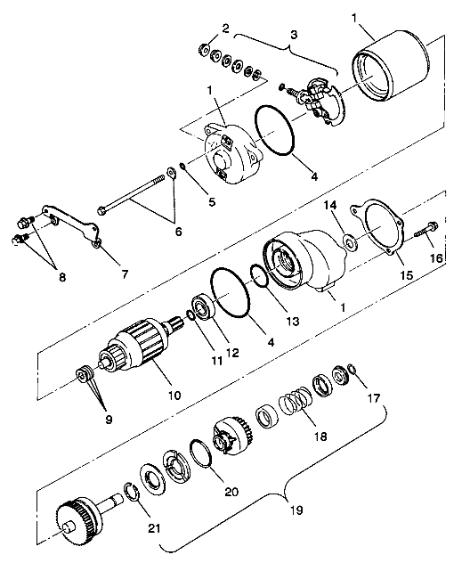 STARTING MOTOR 6X6 350L S938739 (4924362436050A)