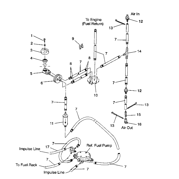 FUEL SYSTEM SL 650 / B934058 (4924732473006A)