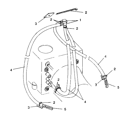 WATER SIPHON SL 650 / B934058 (4924732473018A)