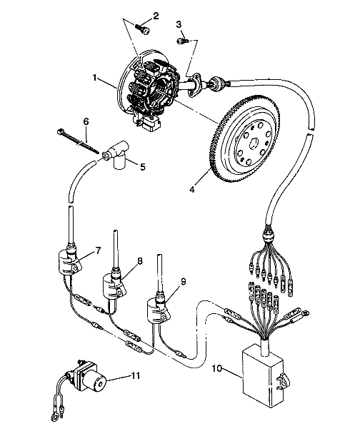 MAGNETO ASSEMBLY SL 650 / B934058 (4924732473027A)