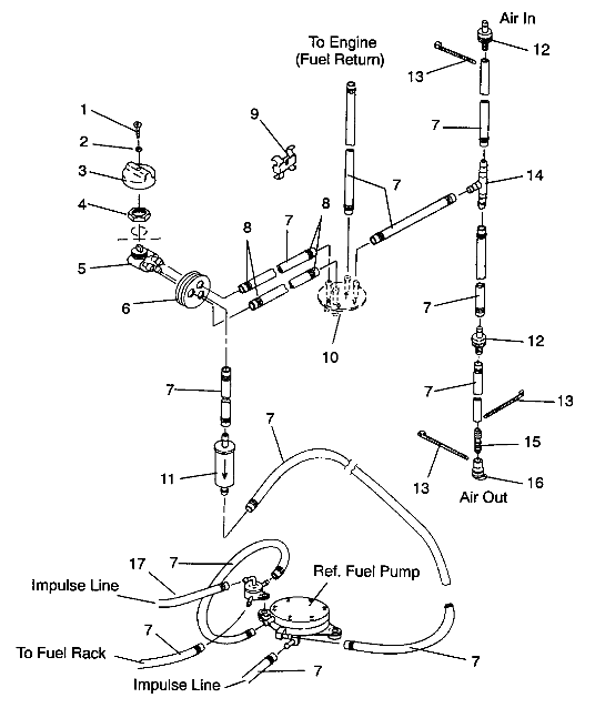 FUEL SYSTEM SL 750 / B934070 (4924752475006A)