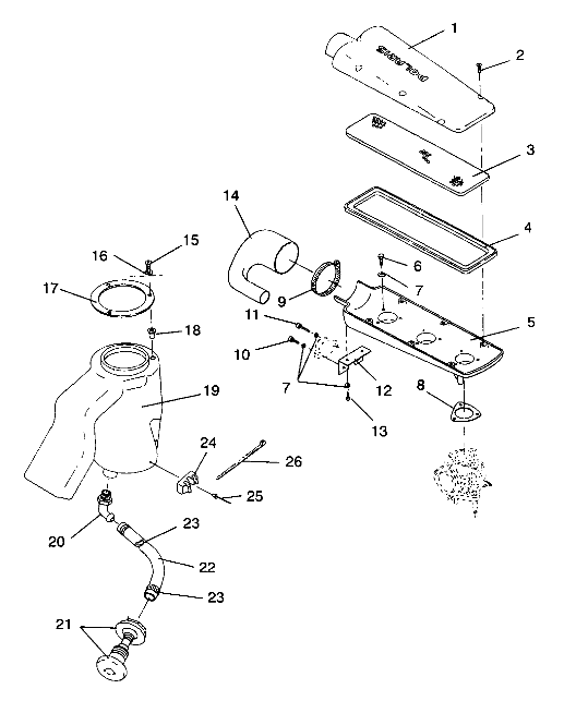 AIR VENT SL 750 / B934070 (4924752475017A)