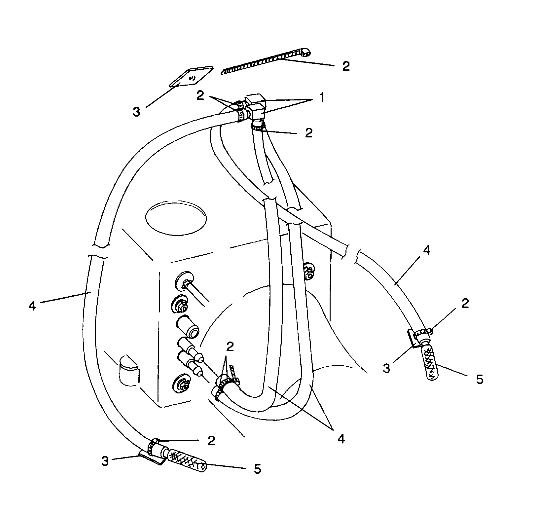 WATER SIPHON SL 750 / B934070 (4924752475019A)