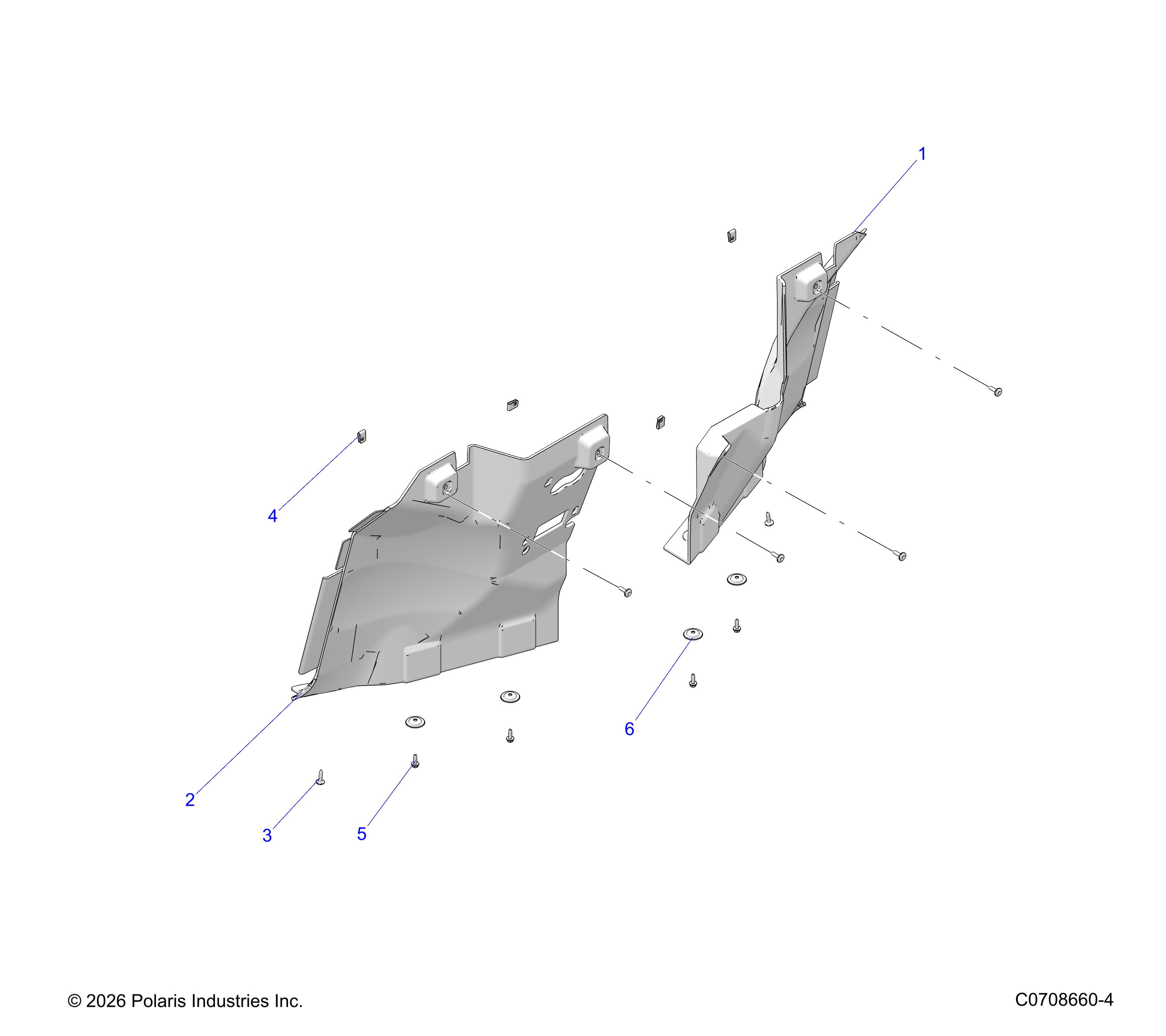 BODY, FRONT INNER FENDER