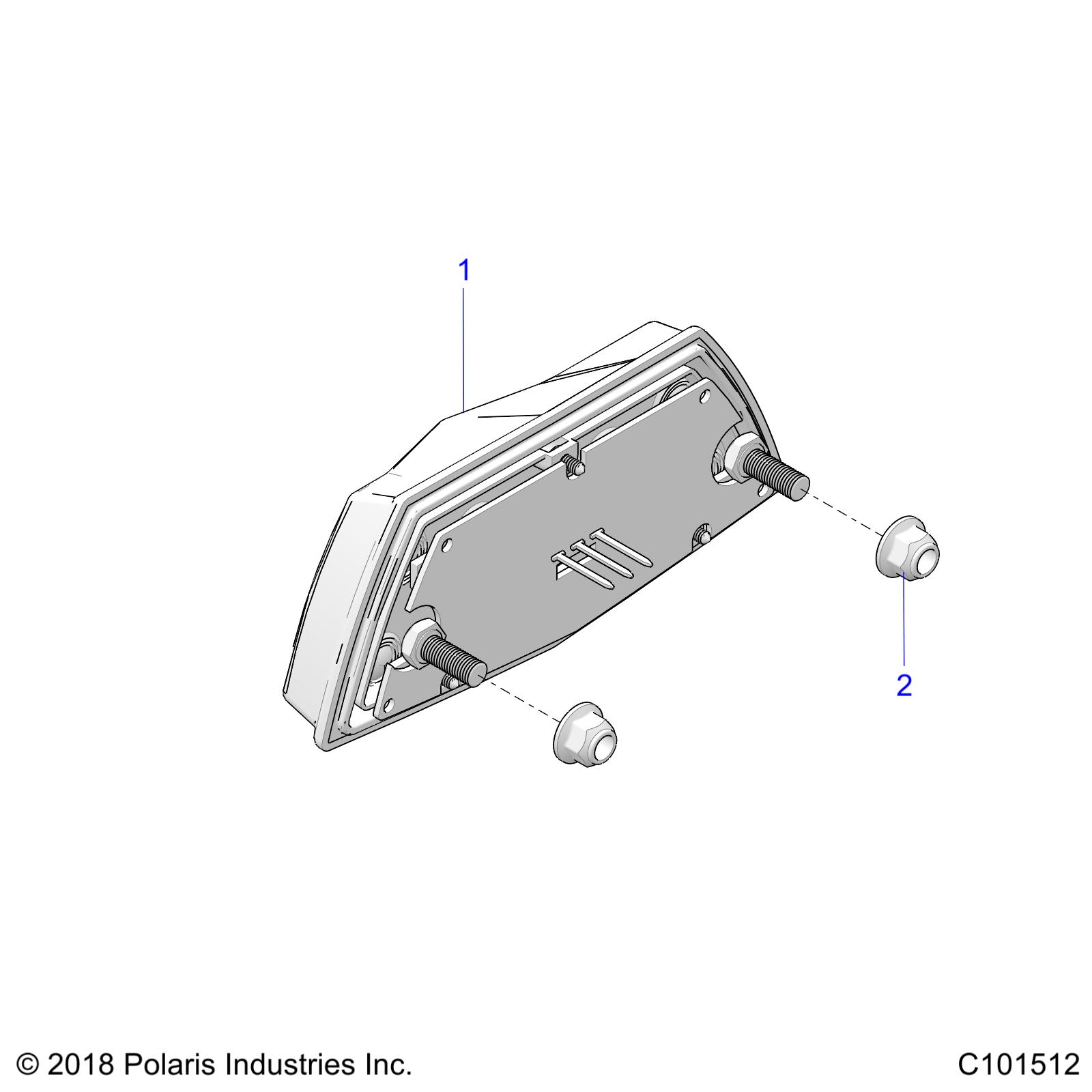 ELECTRICAL, TAILLIGHT - A25SGE95AT (C101512)