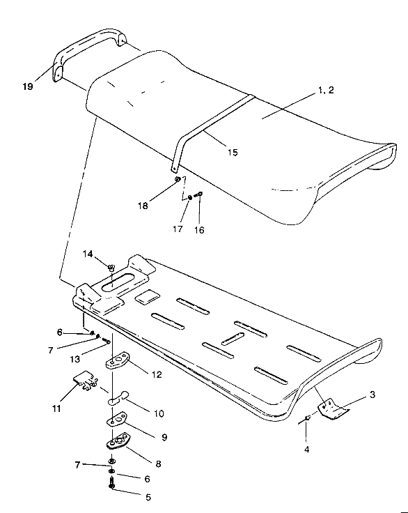 SEAT ASSEMBLY SLT 750 B944170 (4925942594007A)