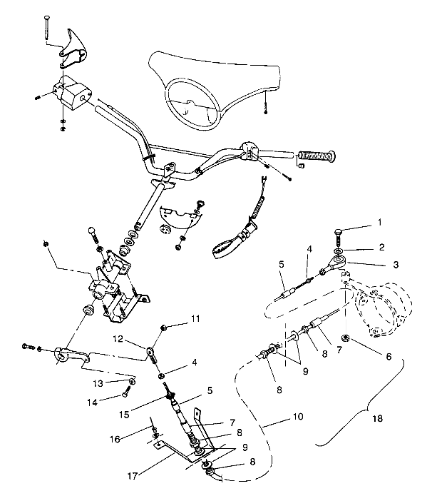 STEERING ASSEMBLY SLT 750 B944170 (4925942594010A)