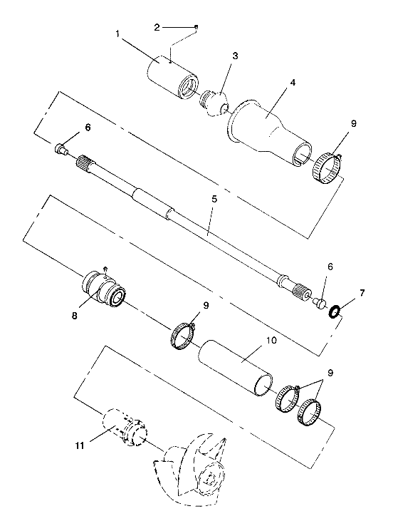 DRIVE SYSTEM SLT 750 B944170 (4925942594012A)