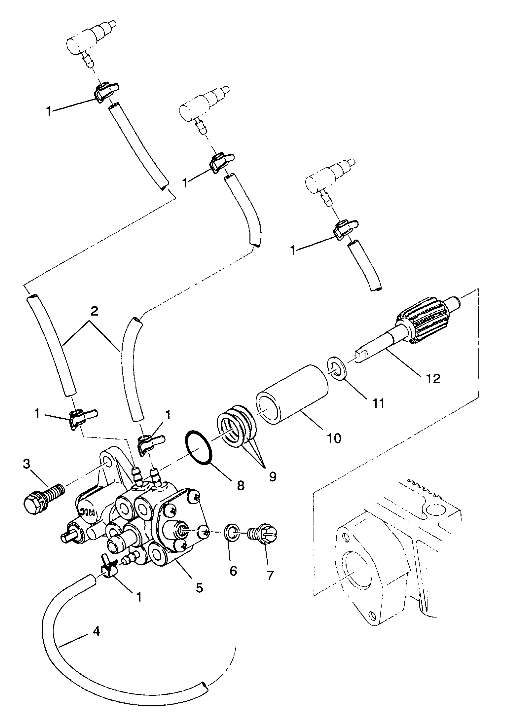 OIL PUMP ASSEMBLY SLT 750 B944170 (4925942594026A)