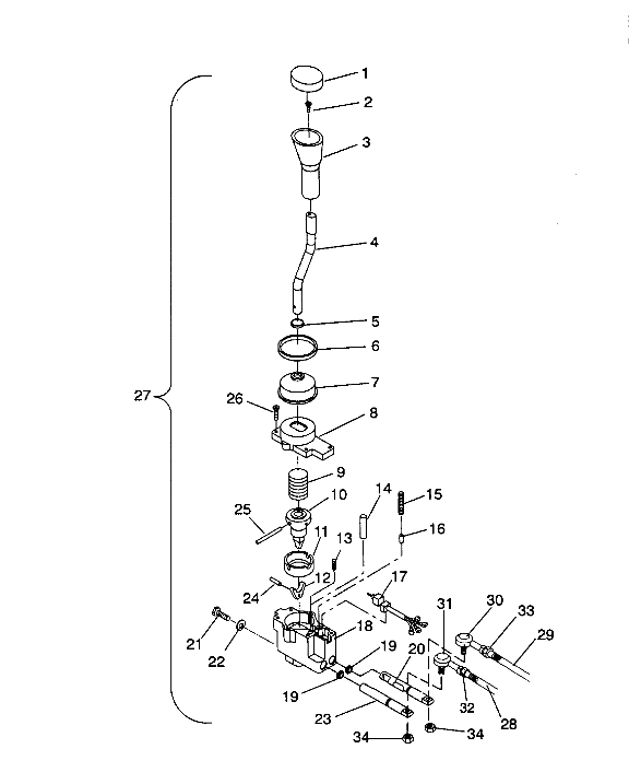 SHIFT LINKAGE ASSEMBLY Sportsman 4X4 / W938039 (4926382638031A)