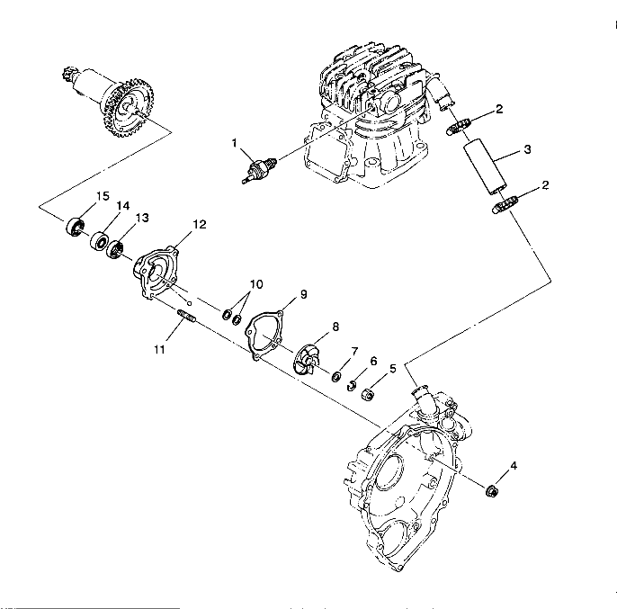 WATER PUMP Sportsman 4X4 / W938039 (4926382638038A)