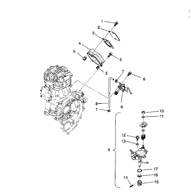 OIL PUMP Sportsman 4X4 / W938039 (4926382638039A)