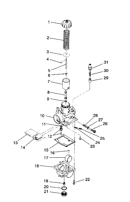 CARBURETOR Sportsman 4X4 / W938039 (4926382638040A)