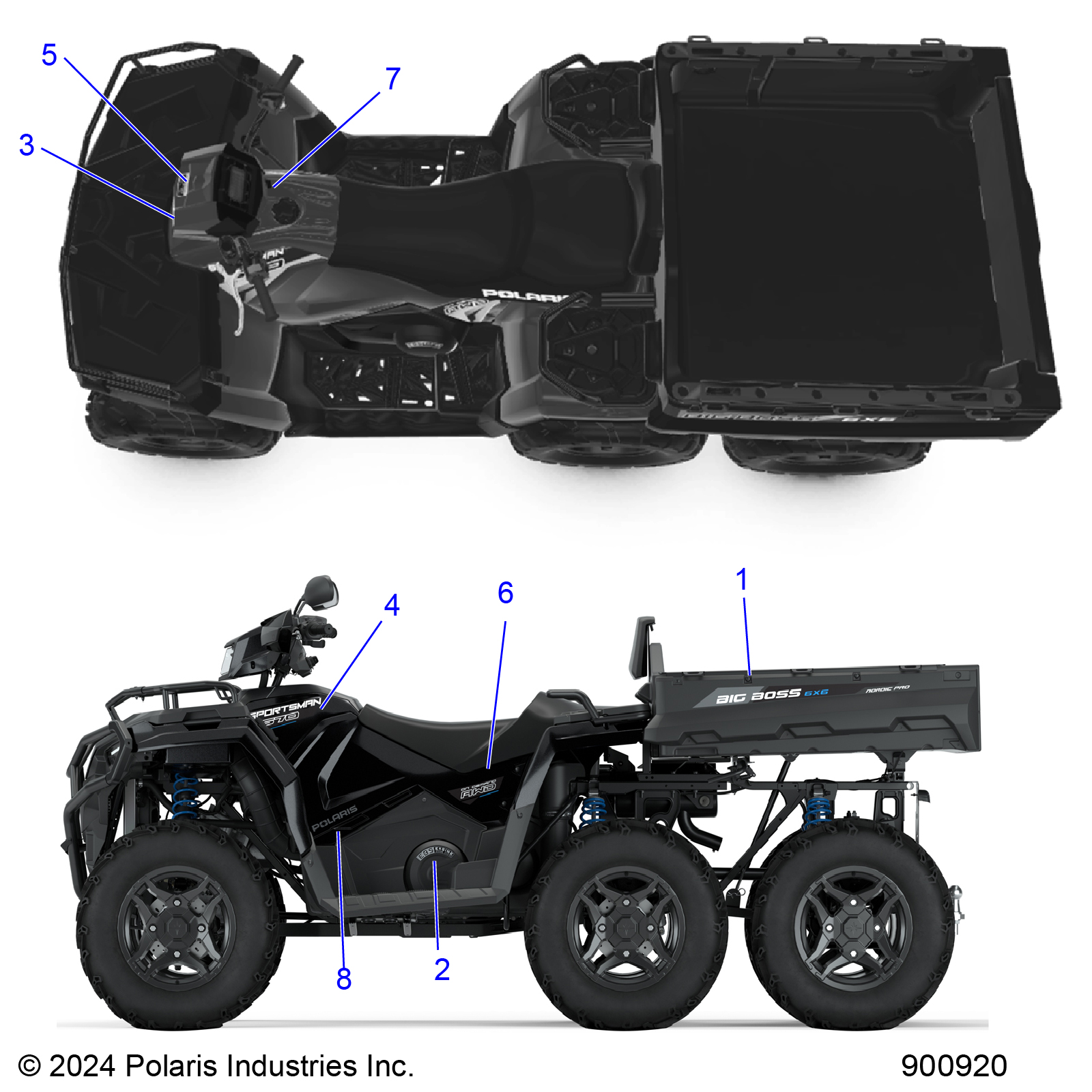 BODY, DECALS GRAPHICS - A25SKE57C1/CK (900920)