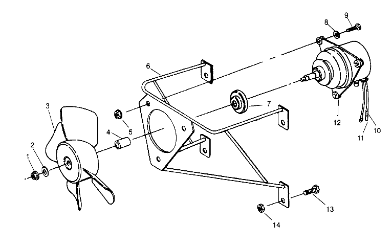 FAN ASSEMBLY 2x4 300 W947530 (4926742674A010)