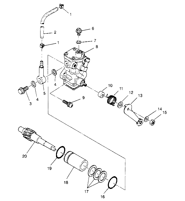 OIL PUMP 2x4 300 W947530 (4926742674C010)