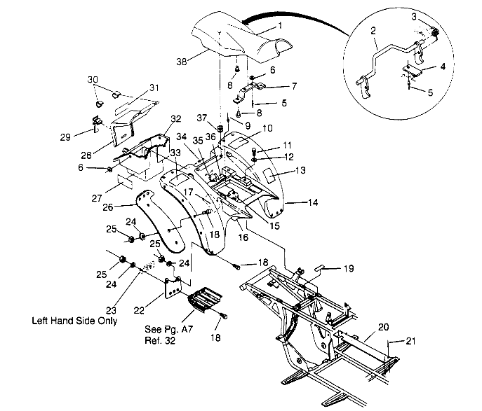 REAR CAB ASSEMBLY 2x4 400L W947540 (4926752675A006)