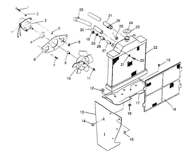 COOLING SYSTEM 2x4 400L W947540 (4926752675A009)