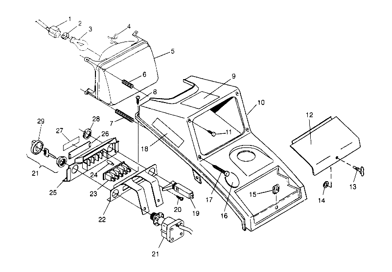 HEADLIGHT ASSEMBLY 2x4 400L W947540 (4926752675A013)