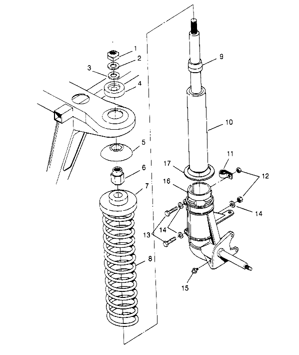 STRUT ASSEMBLY 2x4 400L W947540 (4926752675B001)