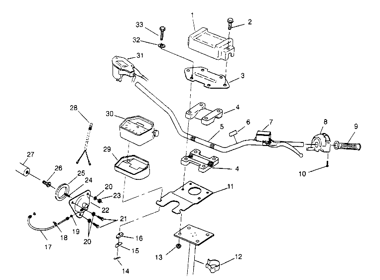 STEERING - HANDLEBAR 2x4 400L W947540 (4926752675B004)