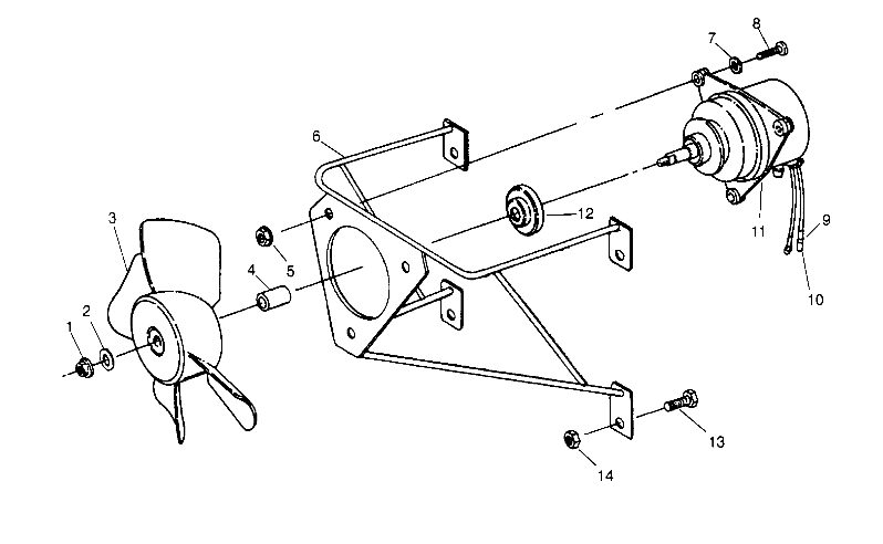 FAN ASSEMBLY - W948130 (4926762676A009)