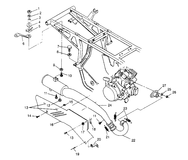 EXHAUST SYSTEM - W948130 (4926762676A010)